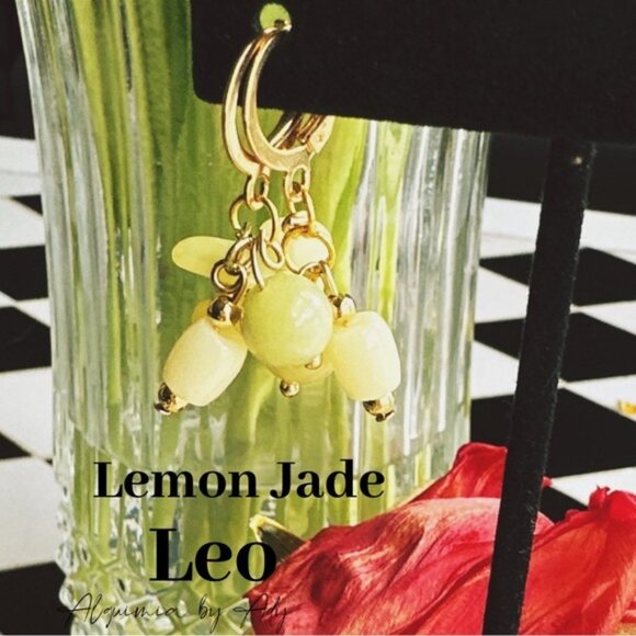 Alquimia Yellow Earrings - Picture 4 of 4